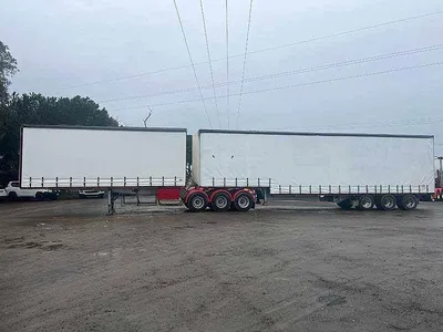 2004 Lusty/Maxitrans Curtainersiders 34 Pallet BDouble with Mezz in rear and Ringfeder photo 20