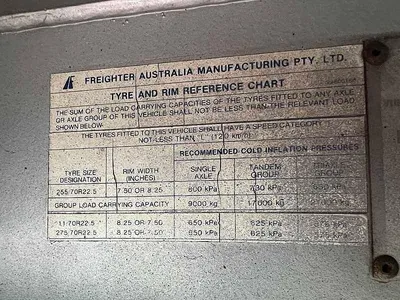2004 Lusty/Maxitrans Curtainersiders 34 Pallet BDouble with Mezz in rear and Ringfeder photo 29