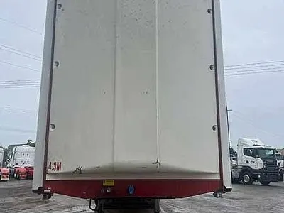 2004 Lusty/Maxitrans Curtainersiders 34 Pallet BDouble with Mezz in rear and Ringfeder photo 9