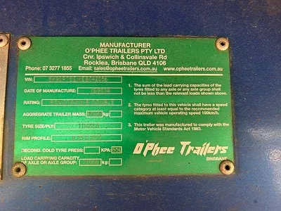 2014 Ophee Tri axle Flat top with Pins and Ringfeder photo 16