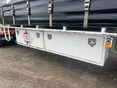 2017 Krueger Curtainsiders BDouble curtainsiders rear drop deck with mezz photo 12