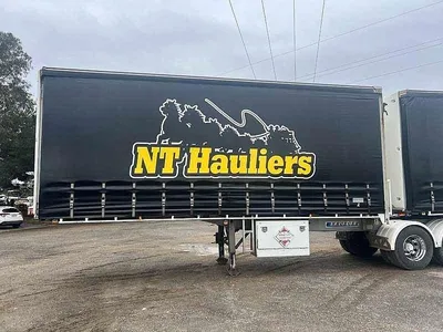 2017 Krueger Curtainsiders BDouble curtainsiders rear drop deck with mezz photo 23