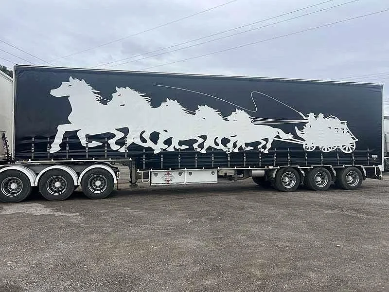 2017 Krueger Curtainsiders BDouble curtainsiders rear drop deck with mezz - Image 24