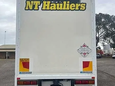 2017 Krueger Curtainsiders BDouble curtainsiders rear drop deck with mezz photo 8