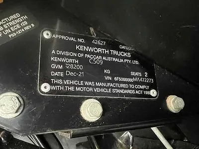 2021 Kenworth C5 Series C509 with recent engine history and low kms photo 43
