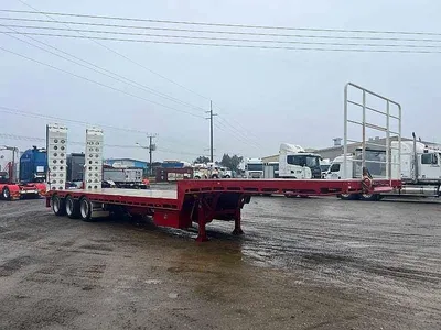 2022 Howard Porter Tri Axle Drop Deck with Ramps and Ringfeder