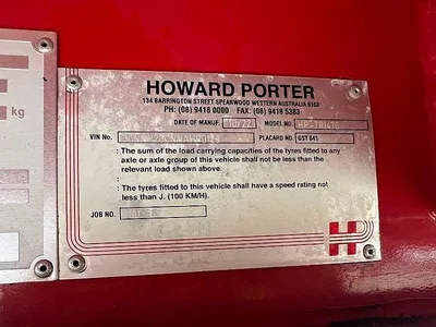 2022 Howard Porter Tri Axle Drop Deck with Ramps and Ringfeder photo 23
