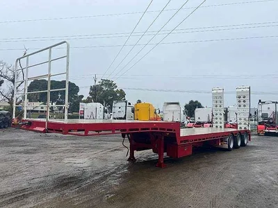 2022 Howard Porter Tri Axle Drop Deck with Ramps and Ringfeder photo 4